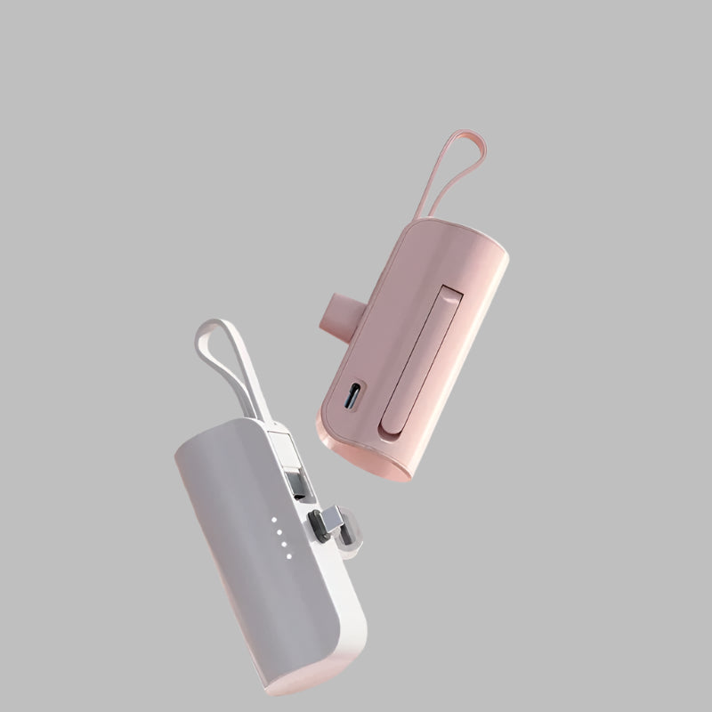 Mini Capsule Power Bank à chargement rapide